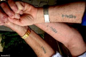 Tatuaje nazi practicado en los judios en los campos de concentración